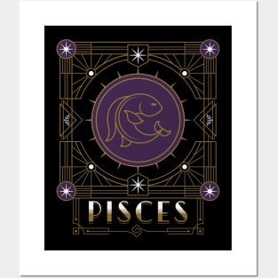 Great Pisces Deco Posters and Art